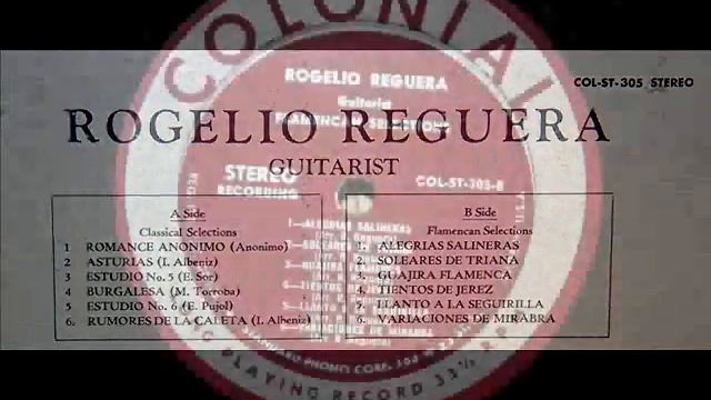 Rogelio Reguera, 1958: Tientos De Jerez - Colonial COL-ST-305 смотреть онлайн