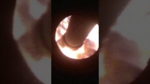 Печь на отработке. День третий. Регулировка высоты дожигателя