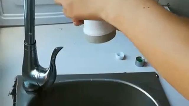 Установка и обзор насадки для смесителя для экономии воды с Алиэкспресс смотреть онлайн