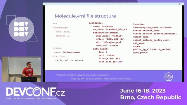 Ansible Molecule for DevOps - DevConf.CZ 2023 смотреть онлайн
