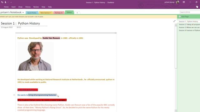Session 1: Python History смотреть онлайн