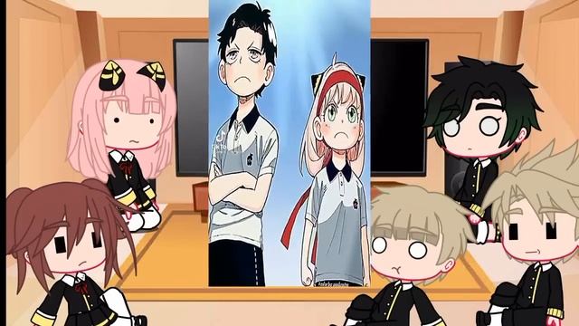 EDEN ACADEMY REACTS TO ANYA'S FAMILY (SPY X FAMILY) ANYA X DAMIAN.?❤️?