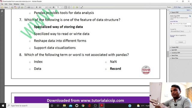 Term 1 MCQs IP Class XII Chapter 1 Python Pandas I | Data handling using pandas I | IP class 12 смотреть онлайн