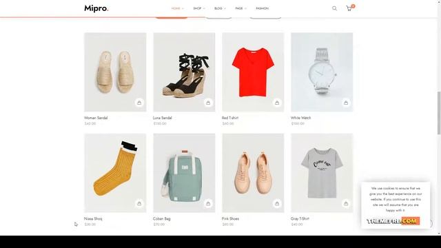 Mipro - Minimal WooCommerce WordPress Theme woocommerce 14 Build Website смотреть онлайн