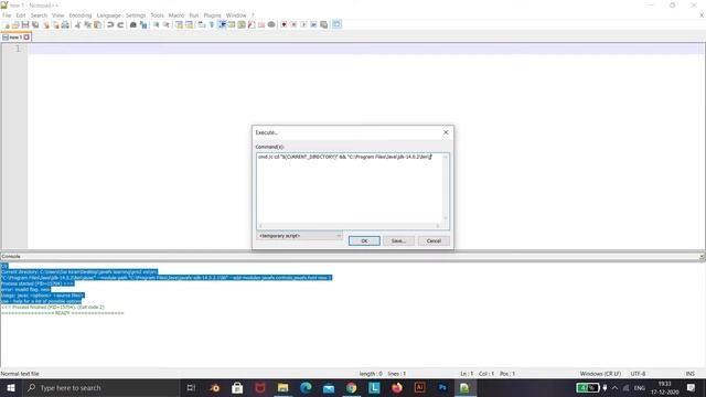 JAVAFX Configuration in Notepad++||JAVAFX GUI Program смотреть онлайн