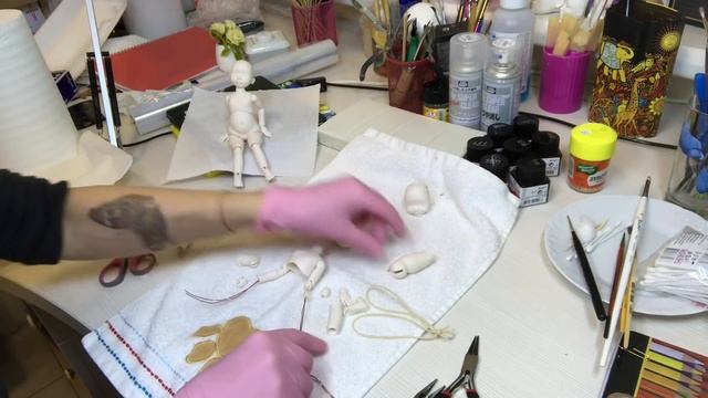Сборка куклы на резинку смотреть онлайн