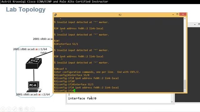 Lesson: 10.8 Lab: Configure IPv6 Addresses On Network Devices (CCNA 1:  Semester 1 Of 3)