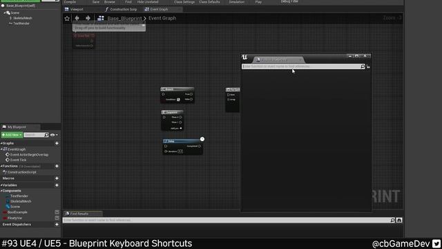 Quick Dev Tip #93 UE4 / UE5 - Blueprint Keyboard Shortcuts смотреть онлайн