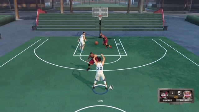 NBA 2K16 BLACKTOP 2v2 LeBron james & Kyrie irving vs Stephen curry & Klay Tompson смотреть онлайн