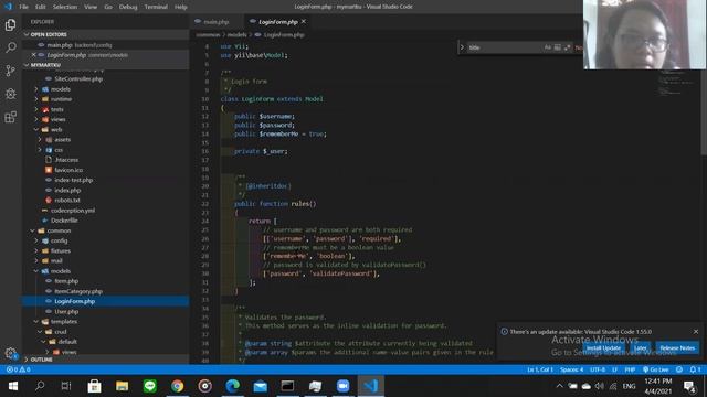 Yii2 : Application Structure (PART4) смотреть онлайн