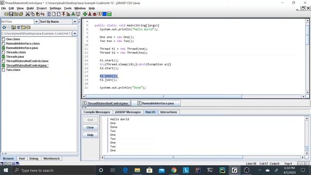 Java Beginner Course - 12.3 - Thread States and Control [Example] смотреть онлайн