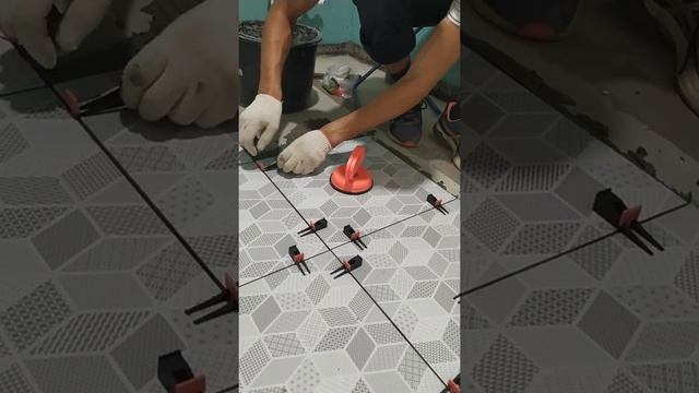 ПРИНЦИП укладки плитки системой выравнивания - СВП смотреть онлайн