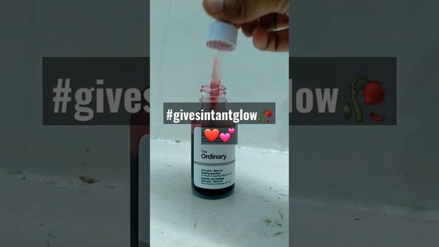 The Ordinary  AHA 30% BHA2% Peeling Solution #shorts