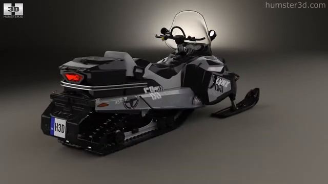 BRP Lynx 69 YETI ARMY 600 E-TEC 2014 by 3D model store Humster3D.com смотреть онлайн