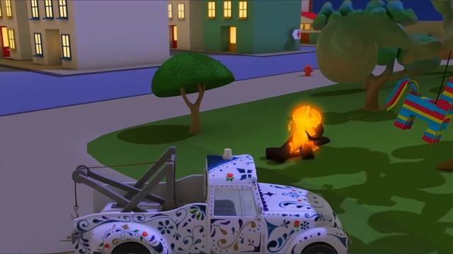 Dia De Los Muertos (Celebracion) - Auto City - Dibujos Animados Para Niños смотреть онлайн