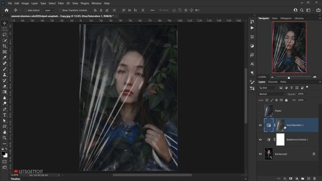 Plastic Wrap Effect - Photoshop Tutorial смотреть онлайн