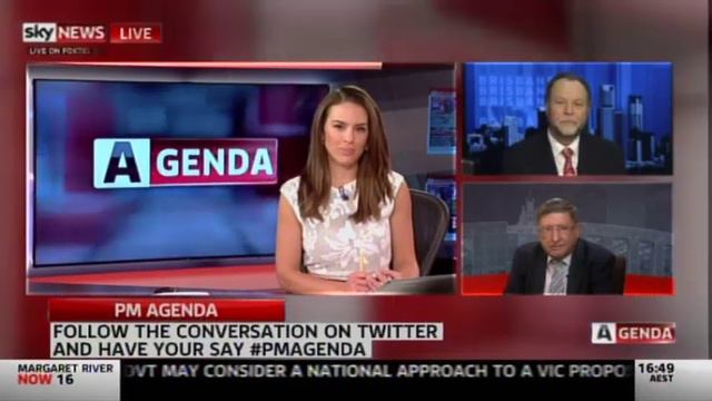 Bruce Hawker and Grahame Morris on SKY News PM Agenda 8.6.15 смотреть онлайн