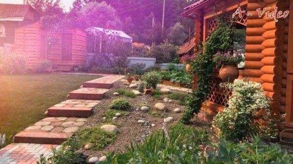 ?Оригинальные примеры красивых участков / Examples of garden improvement / A - Video