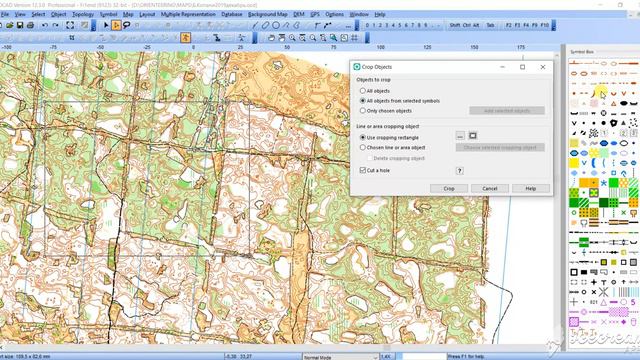Как оставить только рельеф в OCAD12.3 (смотреть с включенными субтитрами) смотреть онлайн