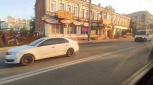 Пенза.Поездка на троллейбусе 7, ЗиУ-682Г-016.02 б.2054(продолжение,08.07.2021)