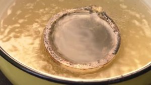 Чистка тиглей от буры и грязи