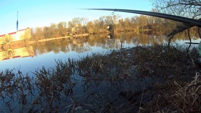 ПЕРВЫЙ УЛОВ . Весенняя Рыбалка с берега на донки . смотреть онлайн