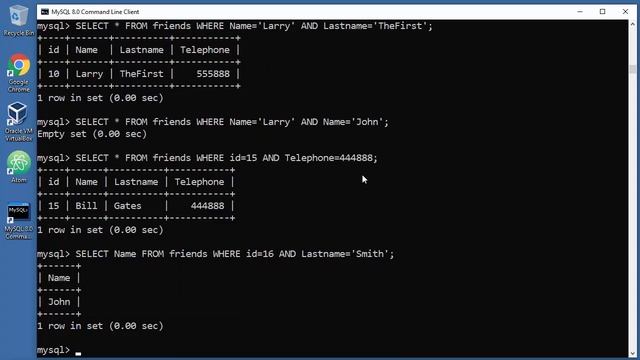 MySQL Tutorial - 13 - AND & OR Conditions смотреть онлайн