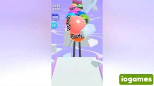 BALL RUN 2048 — INFINITY ∞ Reach Up '128 JG' (Max Level,  Gameplay)