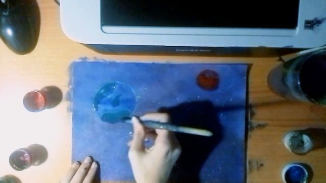 Рисуем космос !!!!! смотреть онлайн