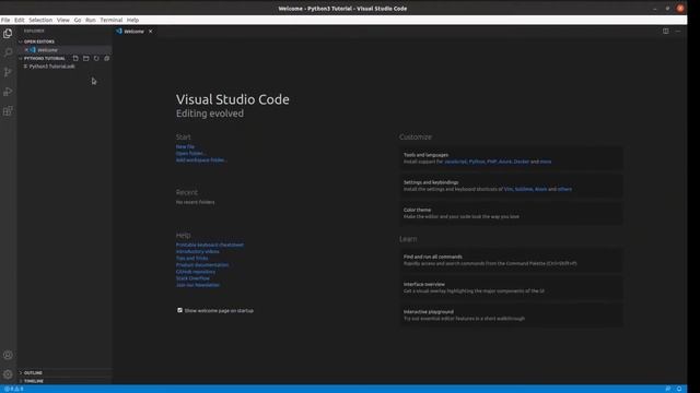 #1 Python3 installieren und ausführen unter Ubuntu 20.04 | Python3 Tutorial für Anfänger смотреть онлайн