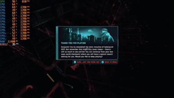 Cyberpunk 2077  -  With The Intel Iris Xe  ; HP Pavilion x360 { I5 1235U }