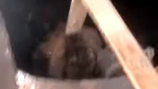 мой уголь из глины и тряпок