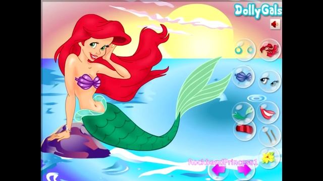 Disney Princess Games Disney The Little Mermaid Dress Up Games смотреть онлайн