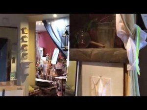 В мастерской художника Сергея Серегина. Приходите к нам учиться рисовать.