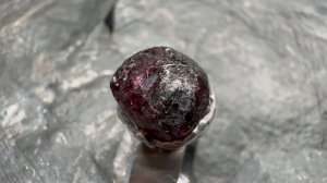 Кольцо с гранатом