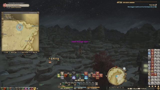 FFXIV Miner Quest Level 63 - Thick Skin (Beggar's Mythril Ore HQ) - Stormblood смотреть онлайн