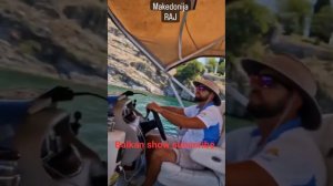 Kristijan Golubović na jahti u Ohridu.