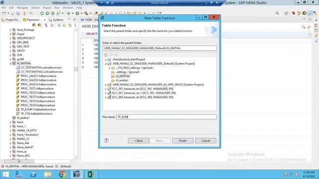 11. Creating Table Function in SAP Native HANA смотреть онлайн