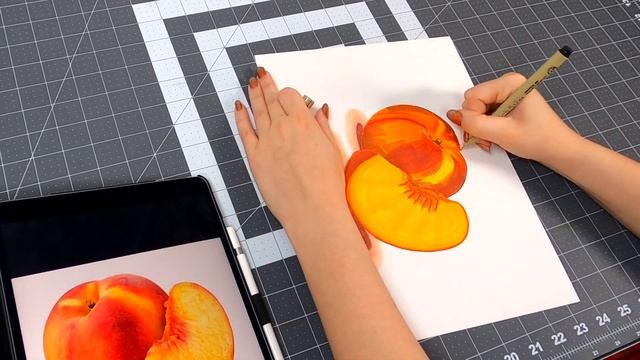 ? Just Peachy Drawing! ? | Watch Me Draw! | смотреть онлайн