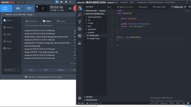 Belajar OOP PHP 2 enkapsulasi public смотреть онлайн