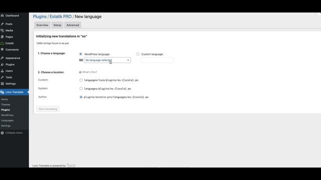 Estatik Plugin: How to change wordings via Loco Translate смотреть онлайн