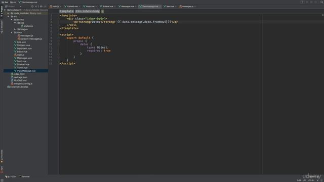 Vue.js 102 Displaying a message смотреть онлайн