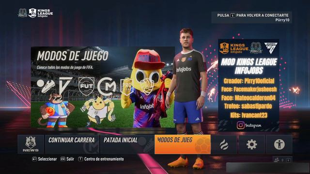 Mod de la Kings League InfoJobs Versión Final FIFA 23 TU17.1 смотреть онлайн