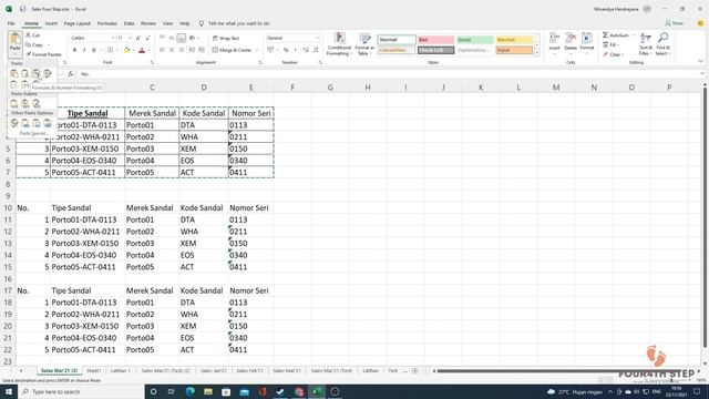 Berbagai Varian Copy Paste Pada Excel - Begini Cara Mengubah Tabel Vertikal Menjadi Horisontal смотреть онлайн