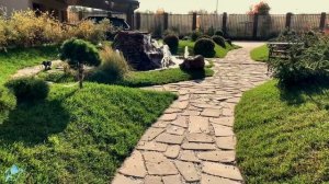 Декоративный водопад на участке