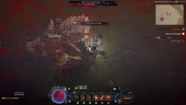 Diablo 4 World Boss: Ashava (World Tier 3) #2 смотреть онлайн