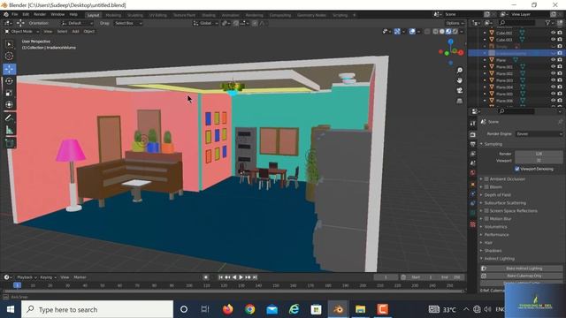 Drawing Room 3d model #Free #Download #Room #Viral #Blender #Youtube смотреть онлайн