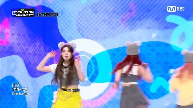 STAYC(스테이씨) - Teddy Bear #엠카운트다운 EP.786 | Mnet 230302 방송