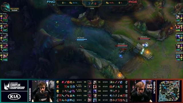 Fnatic vs Rogue | S9 LEC Spring 2019 Week 7 Day 2 | FNC vs RGE W7D2 смотреть онлайн