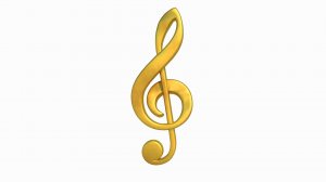 Футаж - Скрипичный ключ (4k)